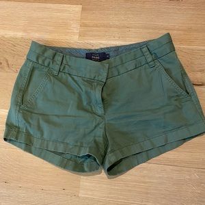 JCrew Chino shorts size 4 green